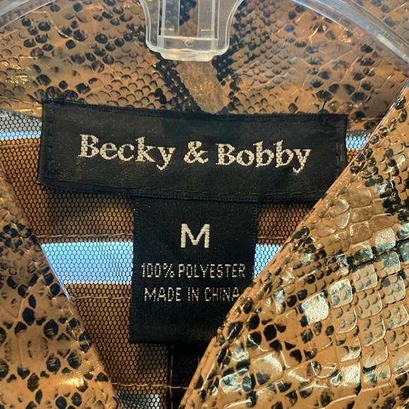 Becky & Bobby Fashion Faux Snake Jacket - Picture 2 of 6